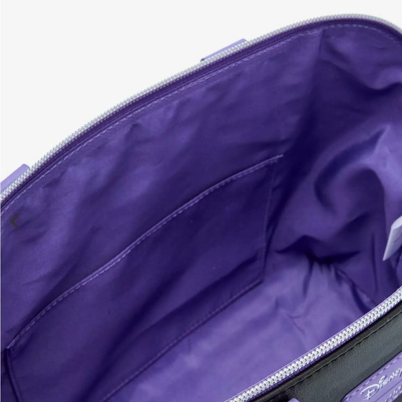 Loungefly Disney NWT Villains Floral Icons Satchel Bag - Picture 5 of 5